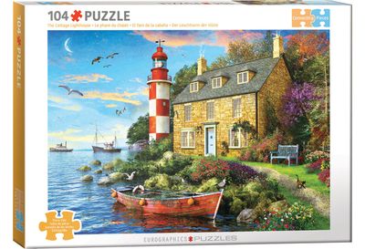 104pc Connecting Pieces: The Cottage Lighthouse