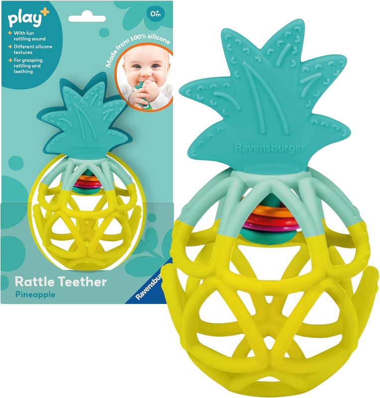 Play+ Rattle Teether: Pineapple