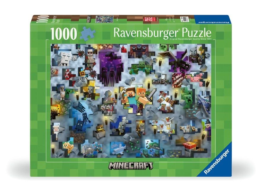 1000pc: Minecraft Mobs