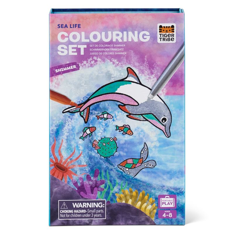 Shimmer Colouring - Sea Life
