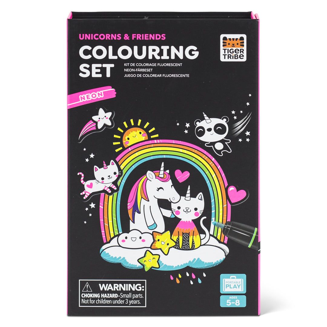 Colouring Set Neon - Unicorn Friends
