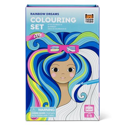 Tiger Tribe - 3D Colouring Rainbow Dreams
