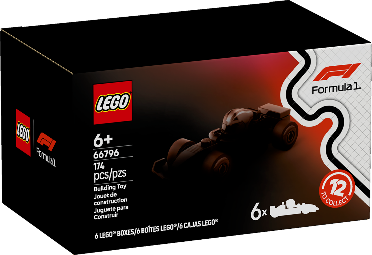 LEGO® MINIFIGURES - F1® Collectible Race Cars 6 Pack