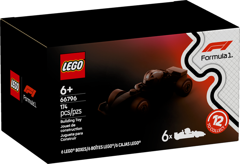 LEGO® MINIFIGURES - F1® Collectible Race Cars 6 Pack