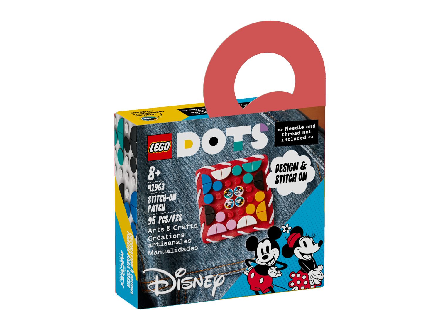LEGO® DOTS - Mickey and Minnie Mouse Stitch-on Patch