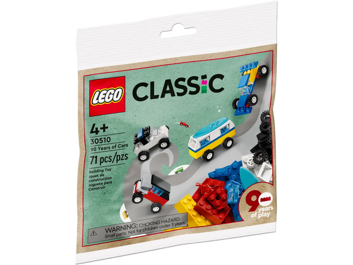 LEGO® CLASSIC - 90 Years of Cars, Polybag