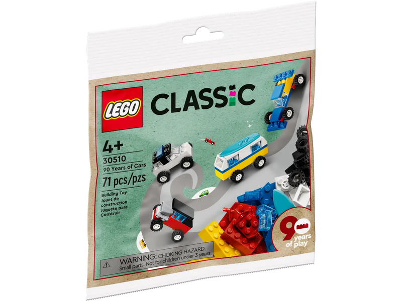 LEGO® CLASSIC - 90 Years of Cars, Polybag