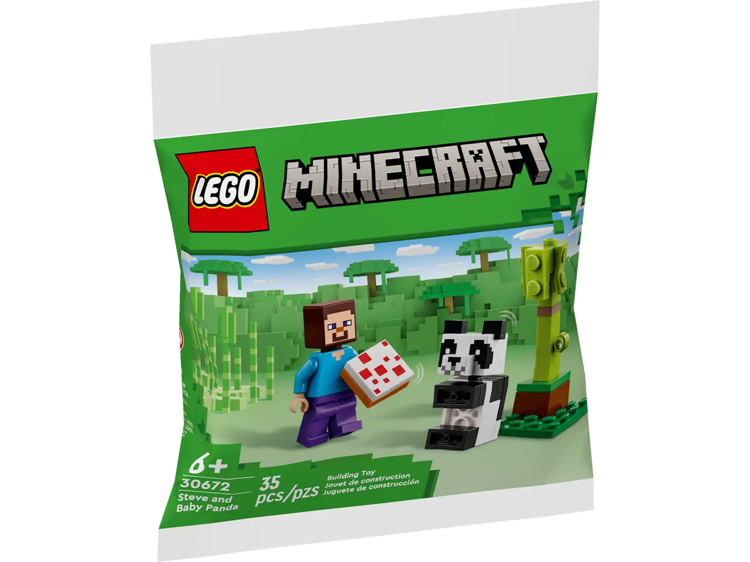 LEGO® MINECRAFT - Steve and Baby Panda, Polybag