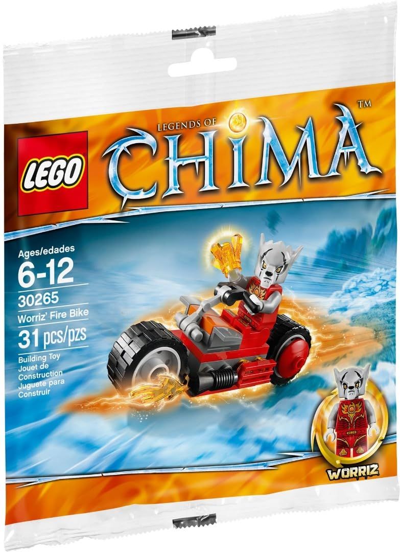 LEGO® CHIMA - Worriz&#39; Fire Bike, Polybag