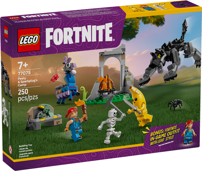 LEGO® FORTNITE - Peely &amp; Sparkplug&#39;s Camp