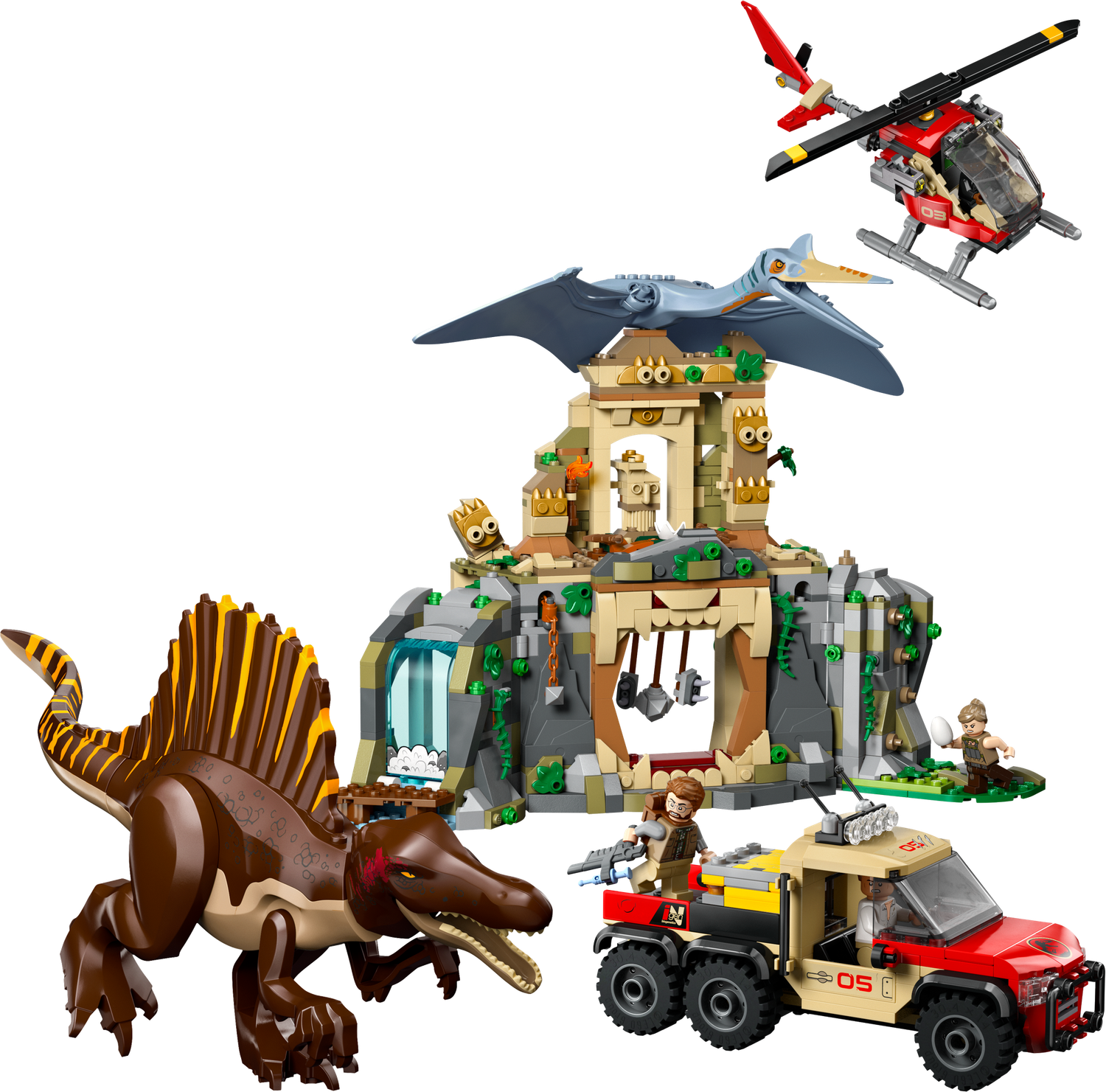 LEGO® JURASSIC - Spinosaurus & Quetzalcoatlus Air Mission