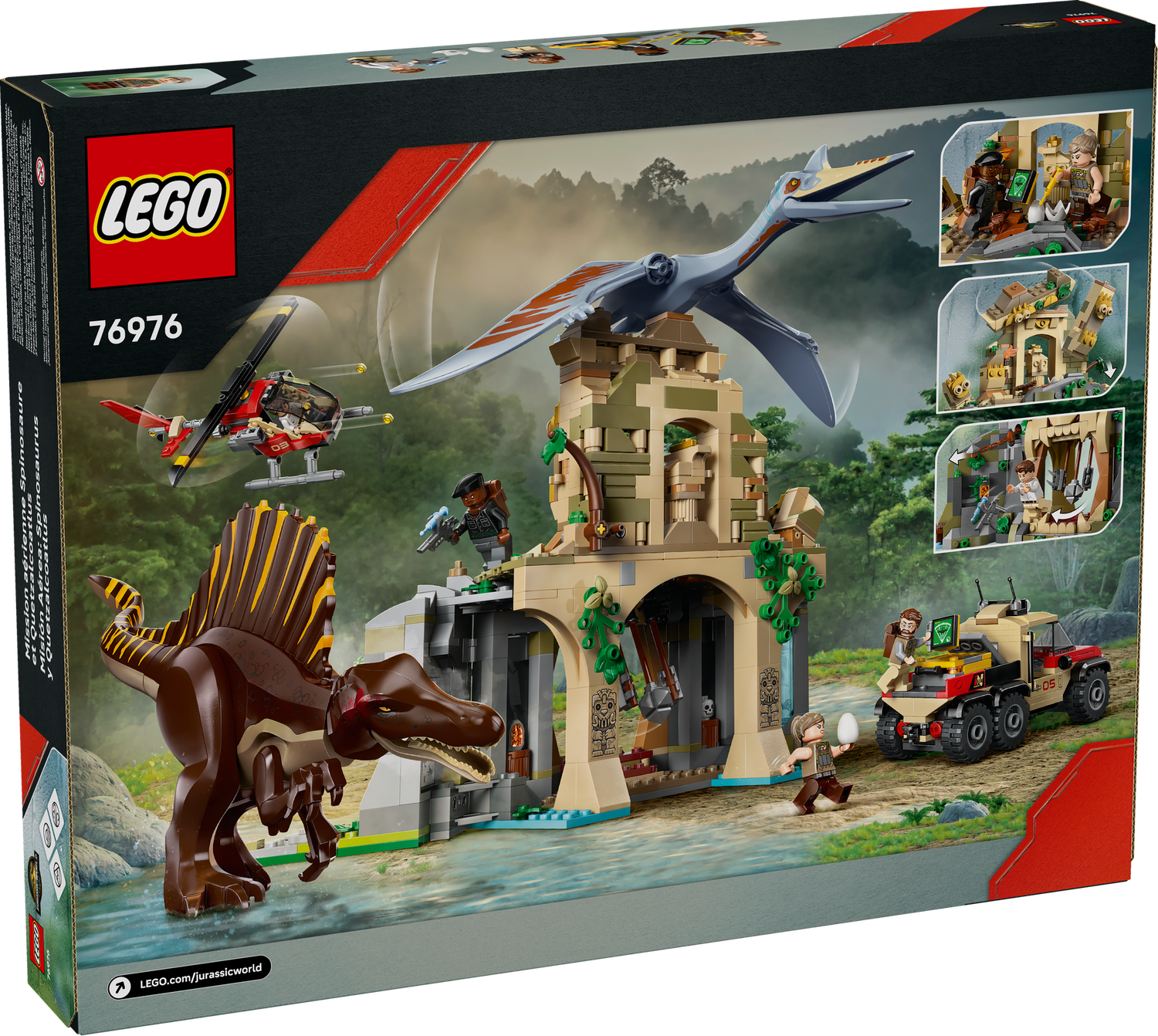 LEGO® JURASSIC - Spinosaurus & Quetzalcoatlus Air Mission