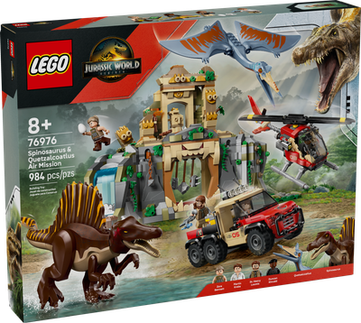LEGO® JURASSIC - Spinosaurus &amp; Quetzalcoatlus Air Mission