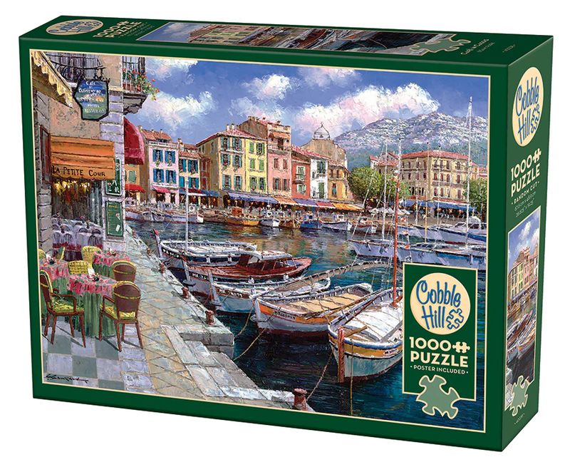 1000pc: Café in Cassis