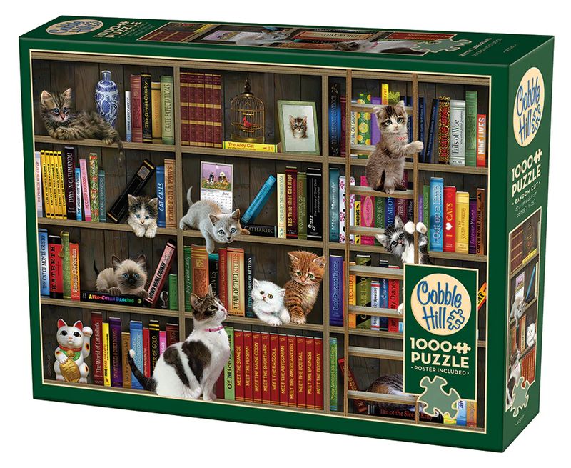 1000pc: Kitty Librarians