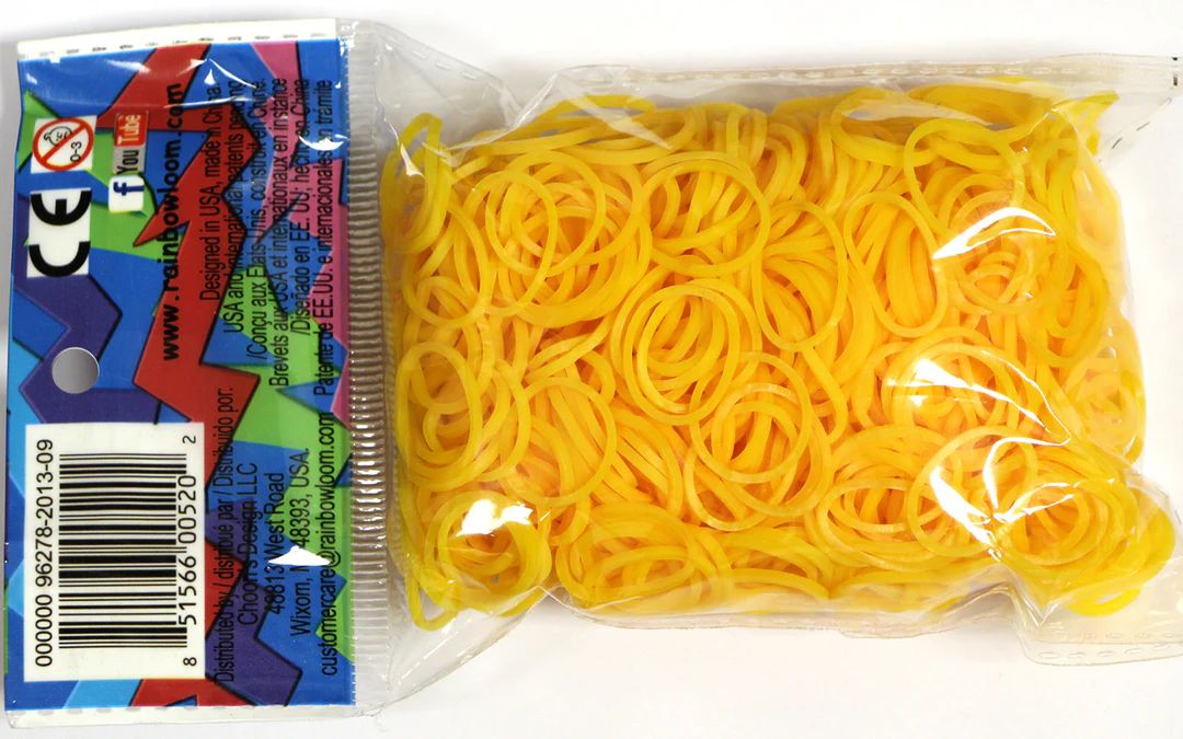 Rainbow Loom Elastics - Mango