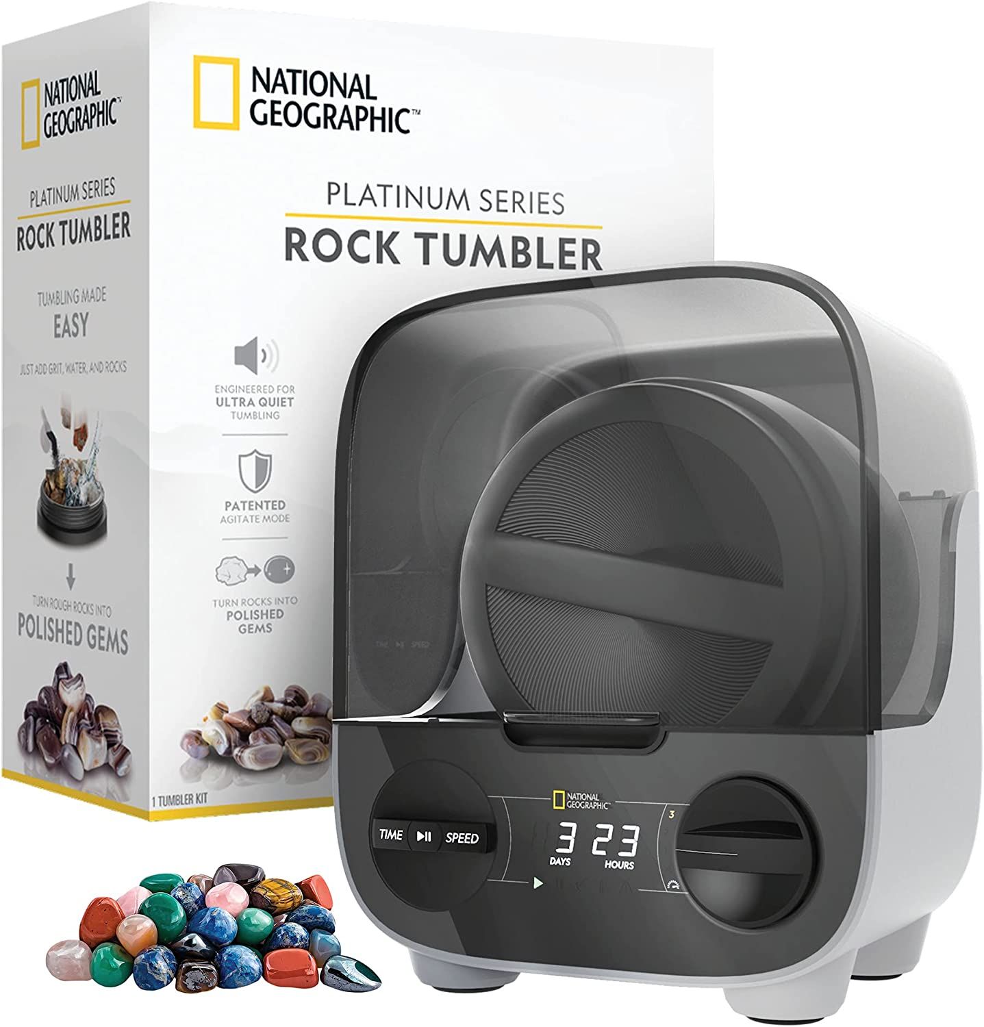 National Geographic Professional Rock Tumbler Kit