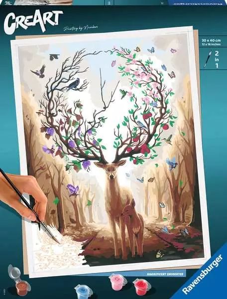 CreArt Paint By Number - Magnificent Encounter