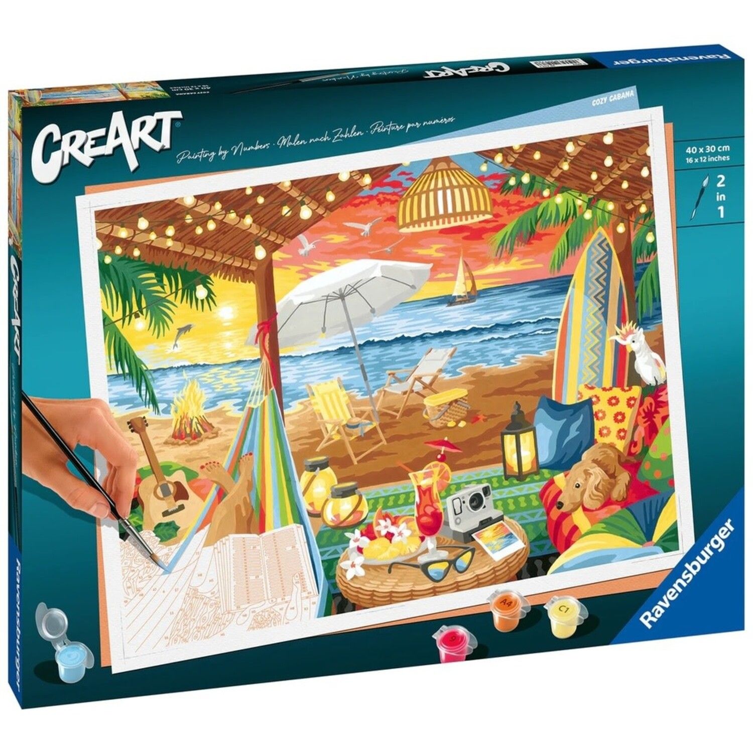 CreArt Paint By Number - Cozy Cabana