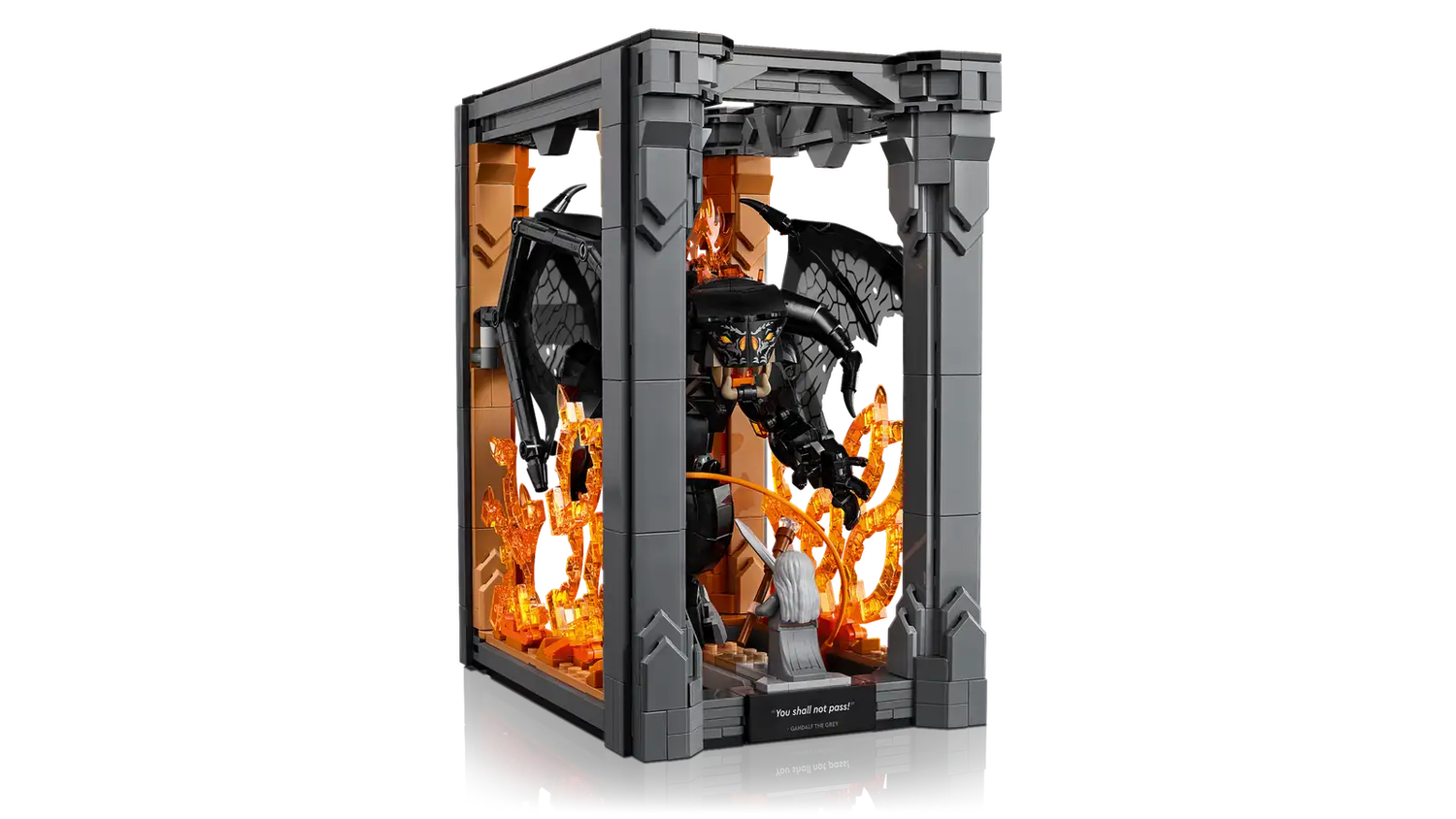 LEGO® ICONS - The Lord of the Rings: Balrog Book Nook