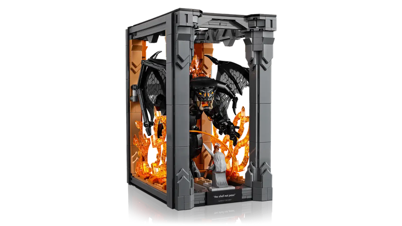 LEGO® ICONS - The Lord of the Rings: Balrog Book Nook