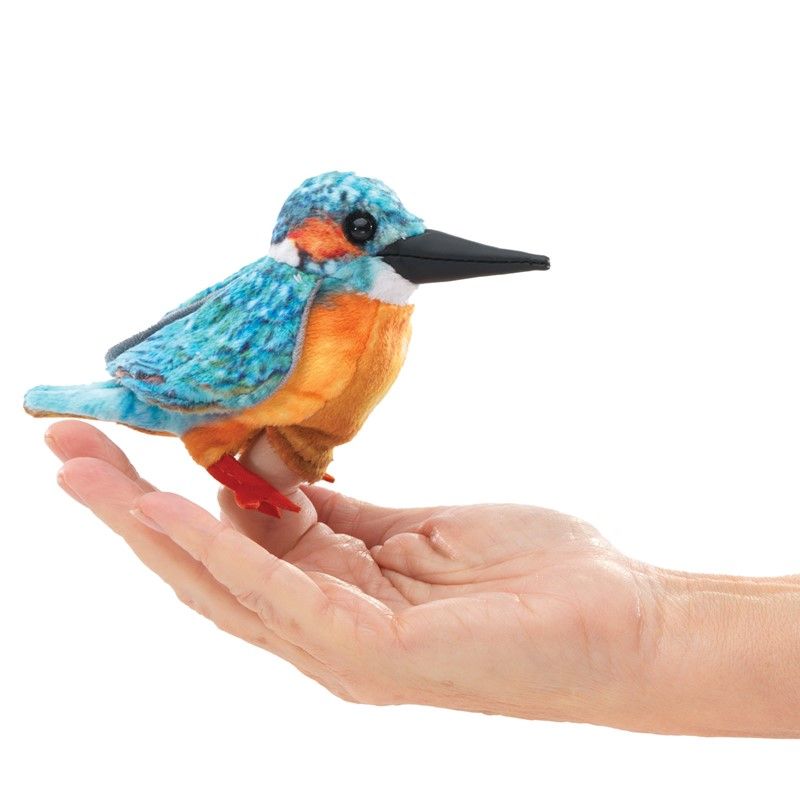 Folkmanis - Mini - Common Kingfisher Finger Puppet