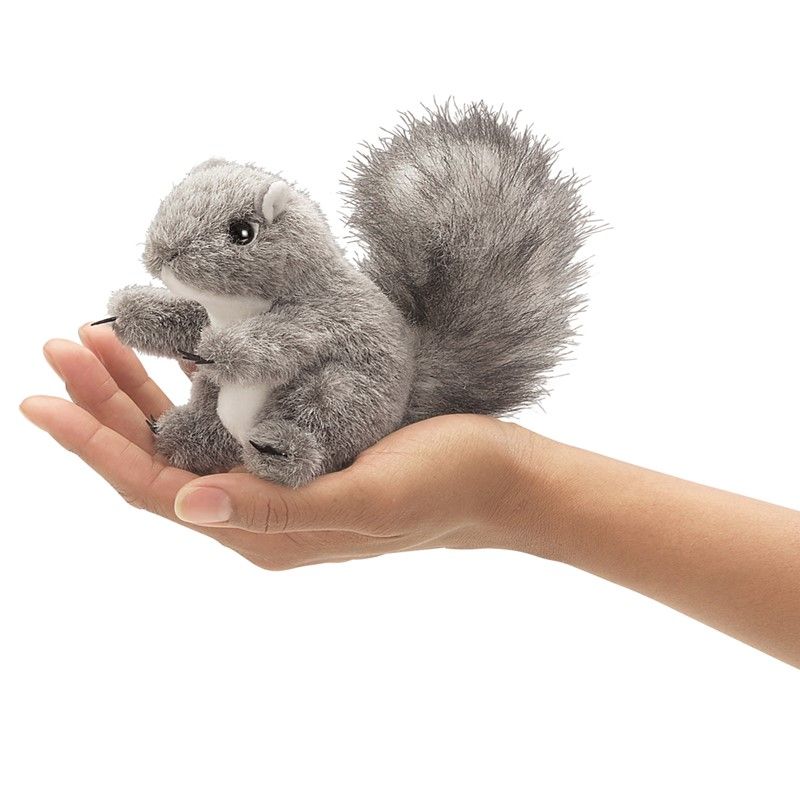 Folkmanis - Mini - Gray Squirrel Finger Puppet