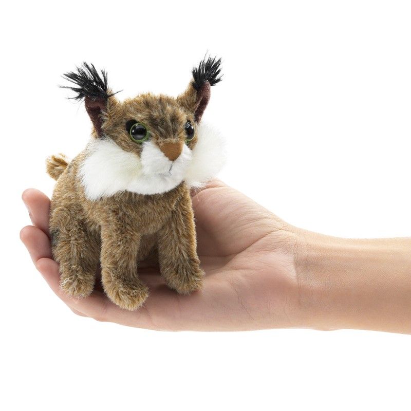Folkmanis - Mini - Bobcat Finger Puppet