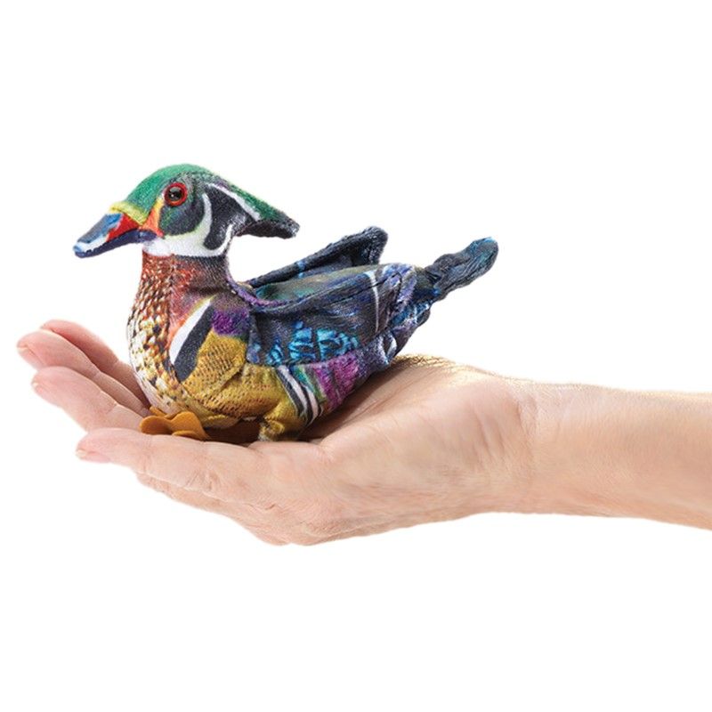 Folkmanis - Mini - Wood Duck Finger Puppet