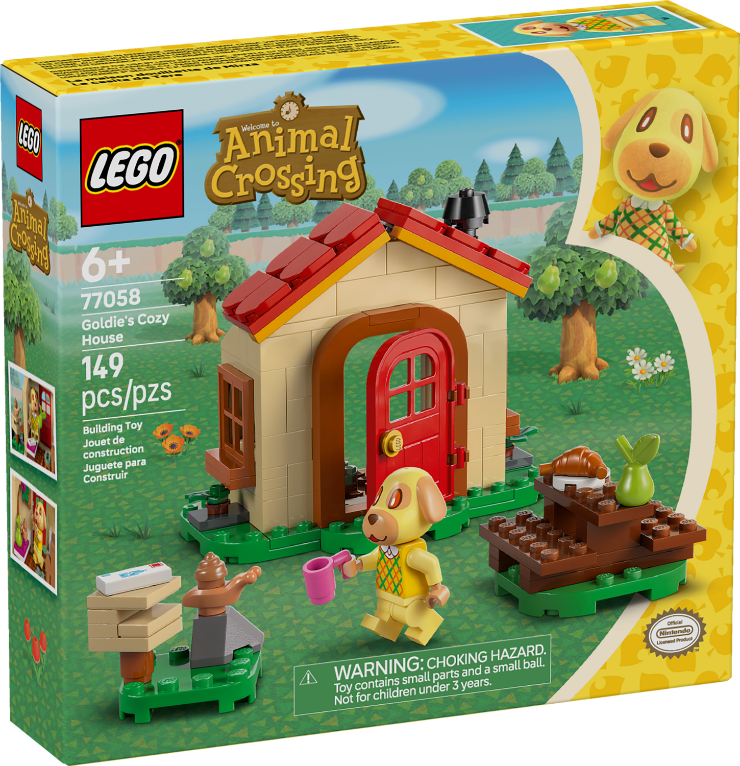 LEGO® ANIMAL CROSSING - Goldie&#39;s Cozy House