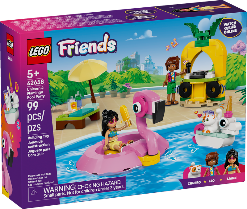 LEGO® FRIENDS - Unicorn &amp; Flamingo Pool Party