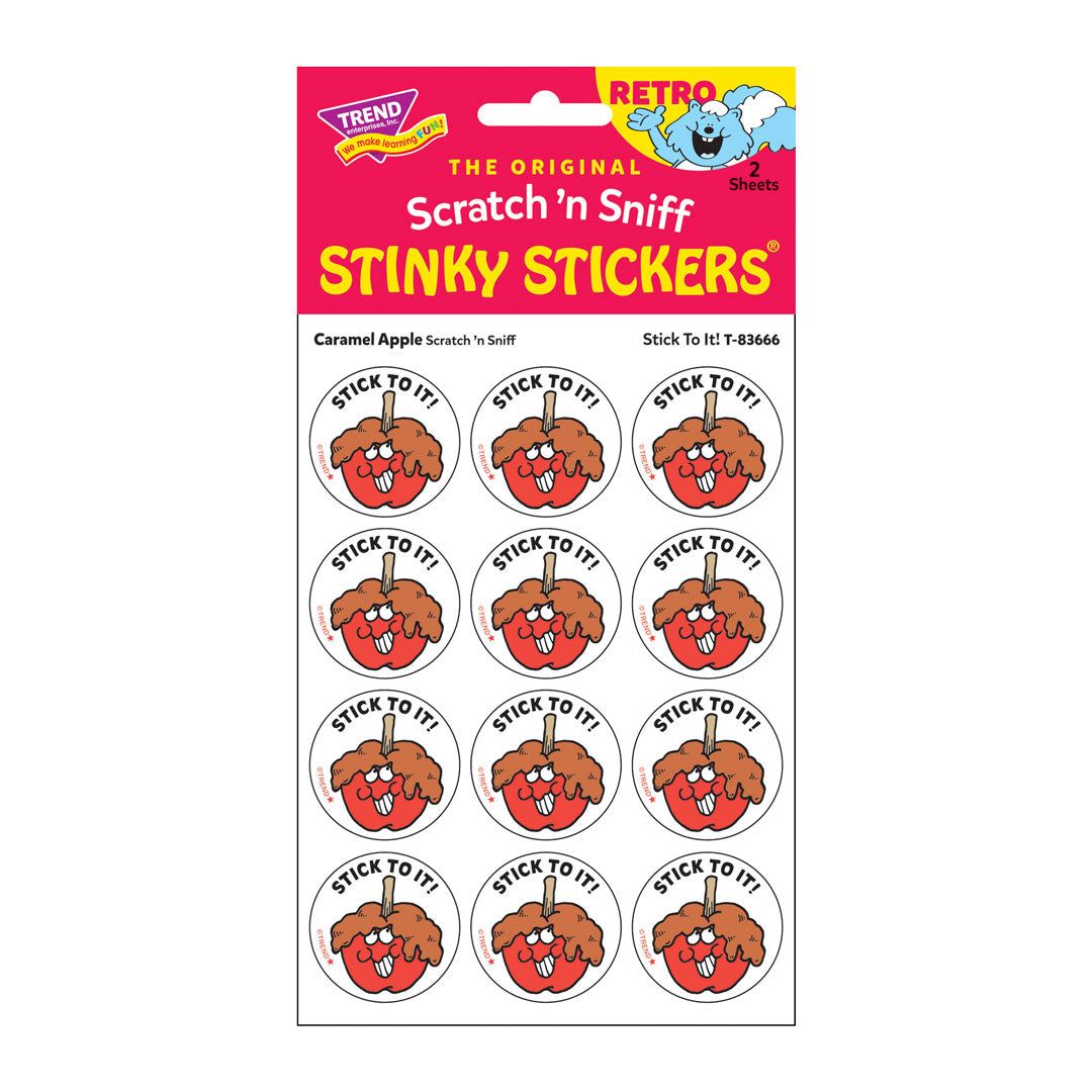 Scratch &#39;N Sniff Stinky Stickers - Stick To It!, Caramel Apple