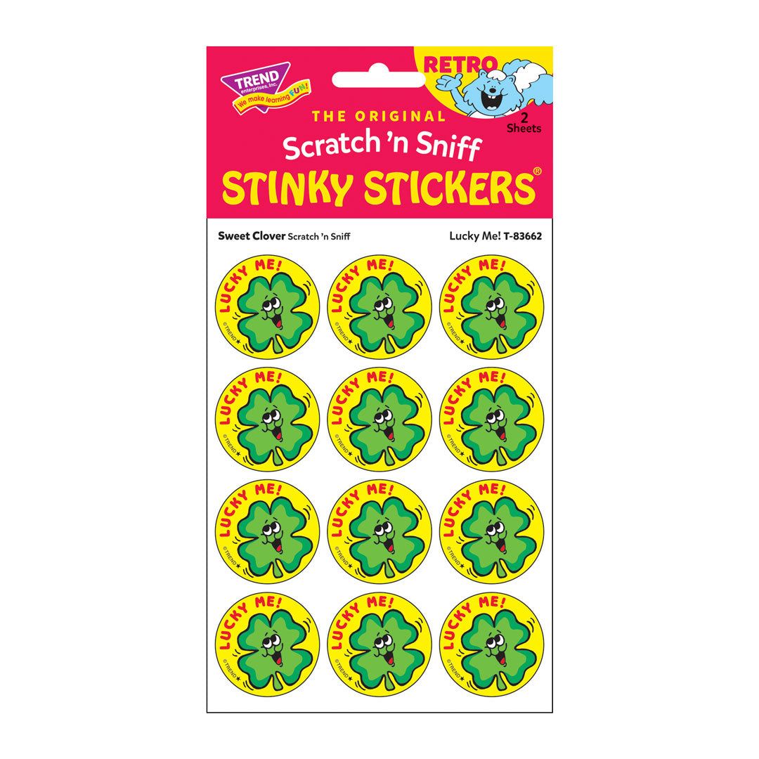 Scratch &#39;N Sniff Stinky Stickers - Lucky Me!, Sweet Clover