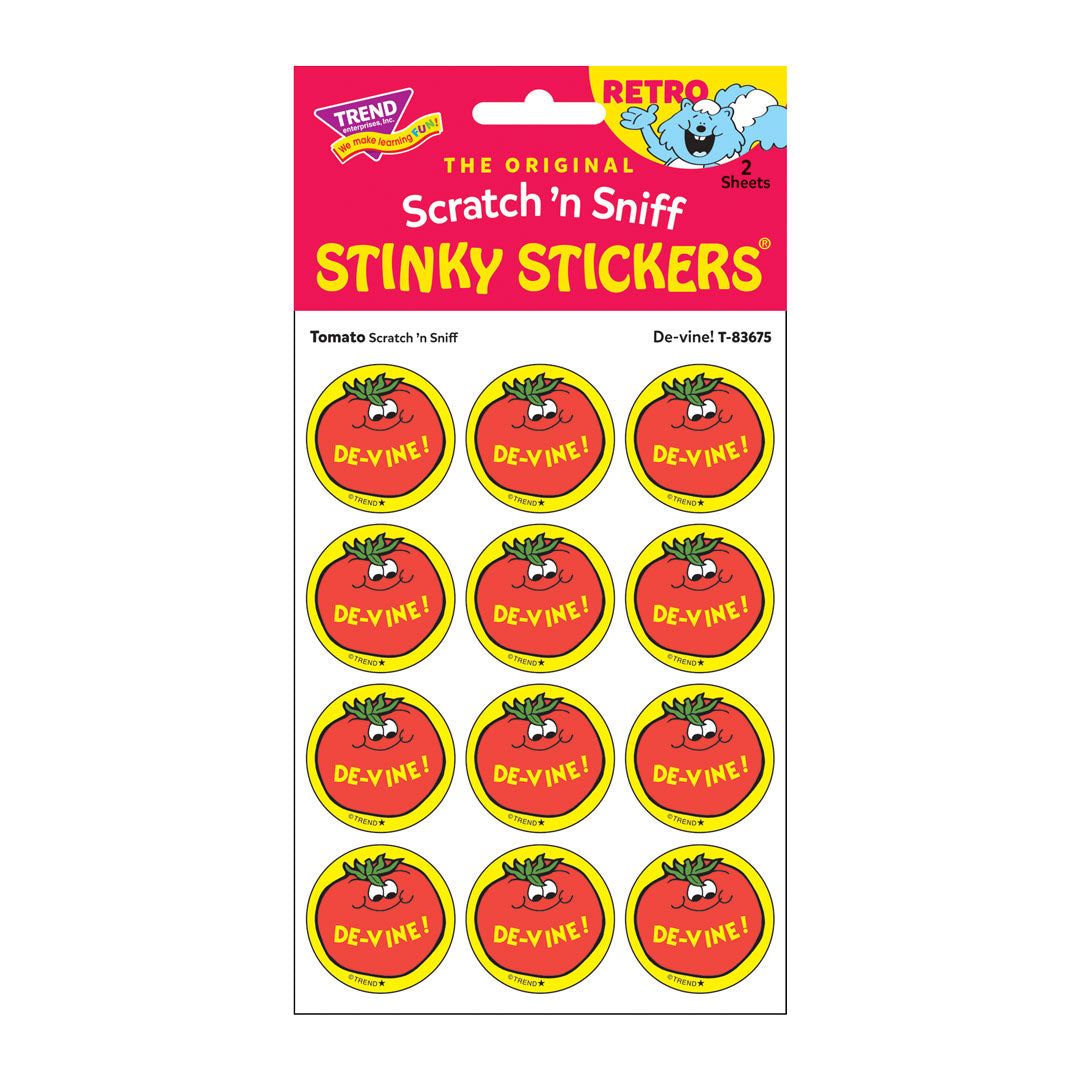 Scratch &#39;N Sniff Stinky Stickers - De-Vine!, Tomato