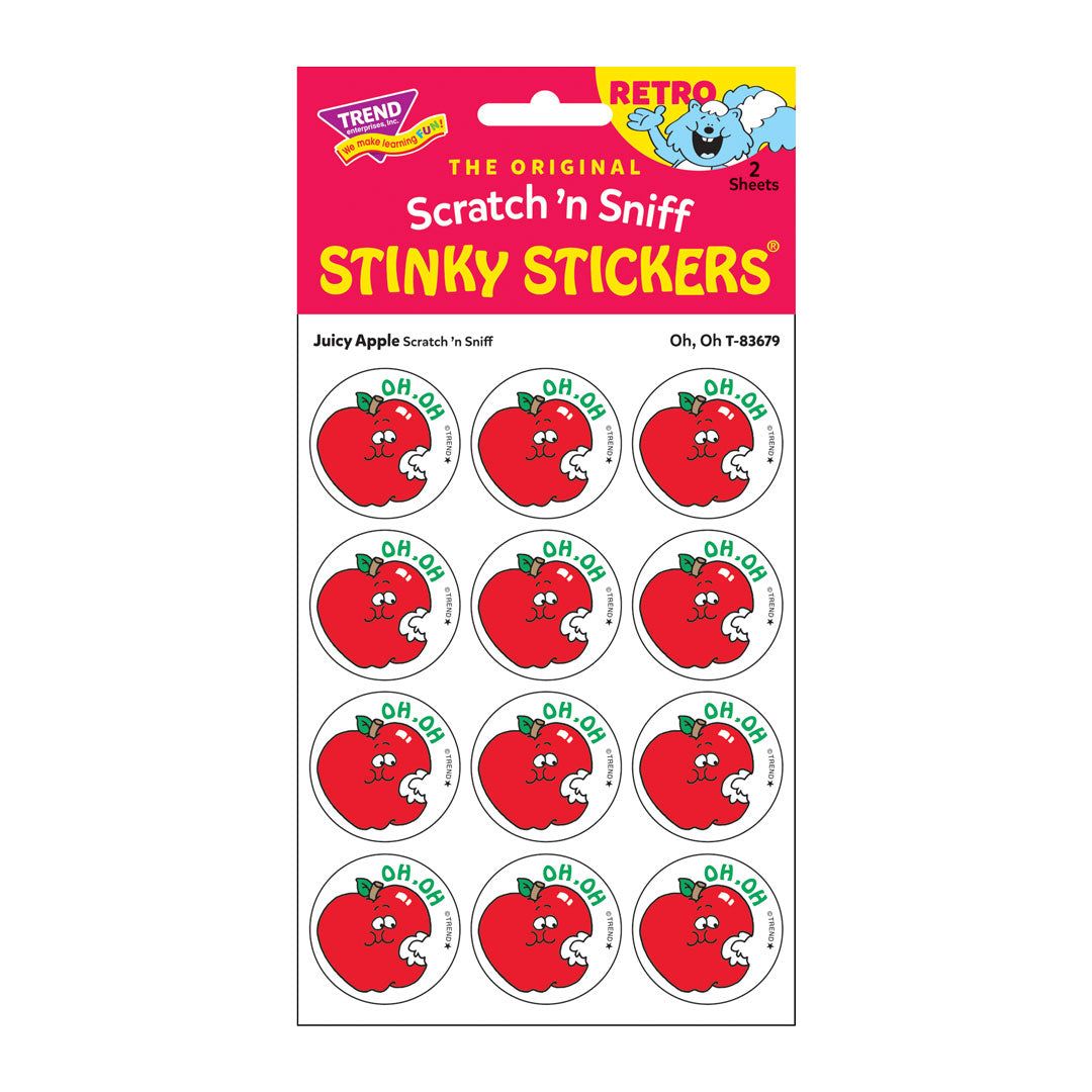 Scratch &#39;N Sniff Stinky Stickers - Oh, Oh, Juicy