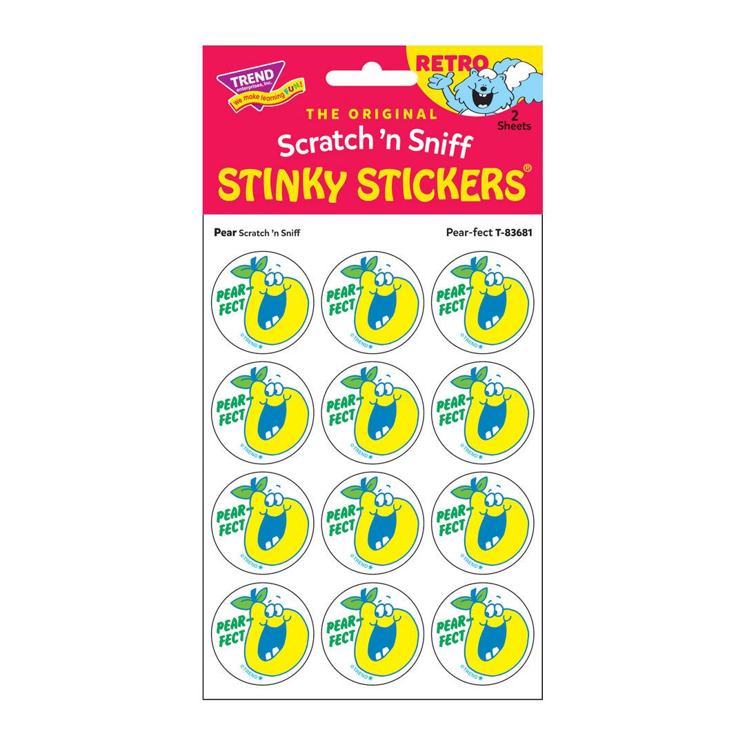 Scratch &#39;N Sniff Stinky Stickers - Pear-fect, Pear