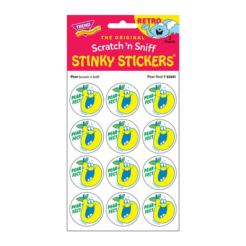 Scratch &#39;N Sniff Stinky Stickers - Pear-fect, Pear