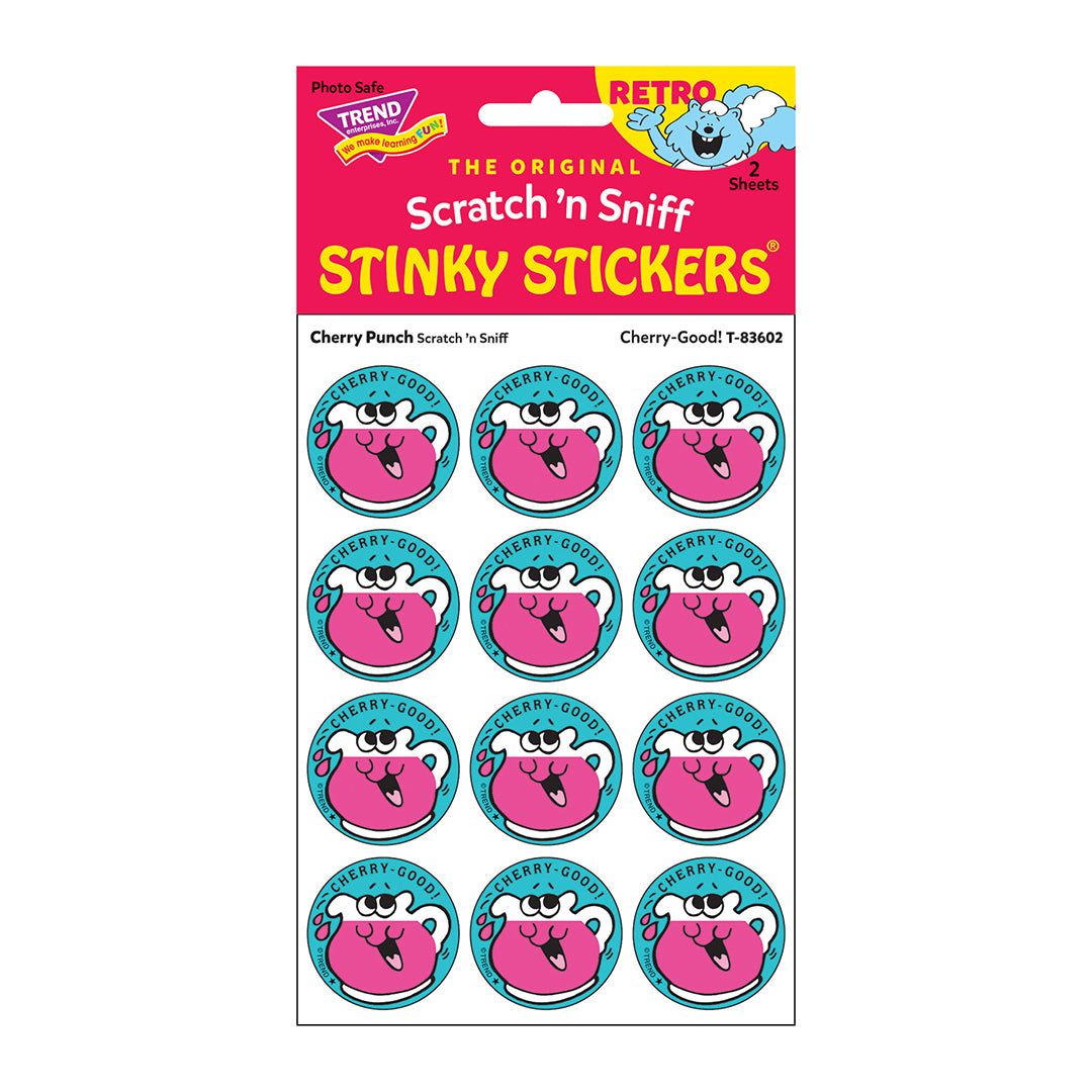 Scratch &#39;N Sniff Stinky Stickers - You&#39;re Great, Cherry Candy
