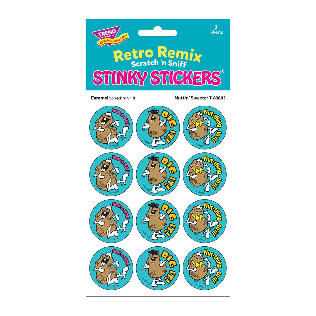 Scratch &#39;N Sniff Stinky Stickers - Nuttin&#39; Sweeter, Caramel