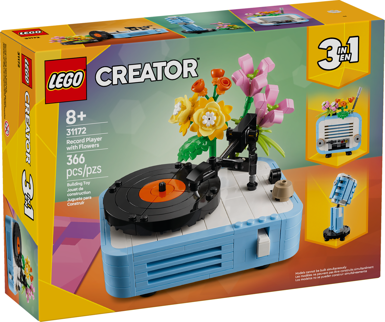 LEGO® Creator - Record Player with Flowers