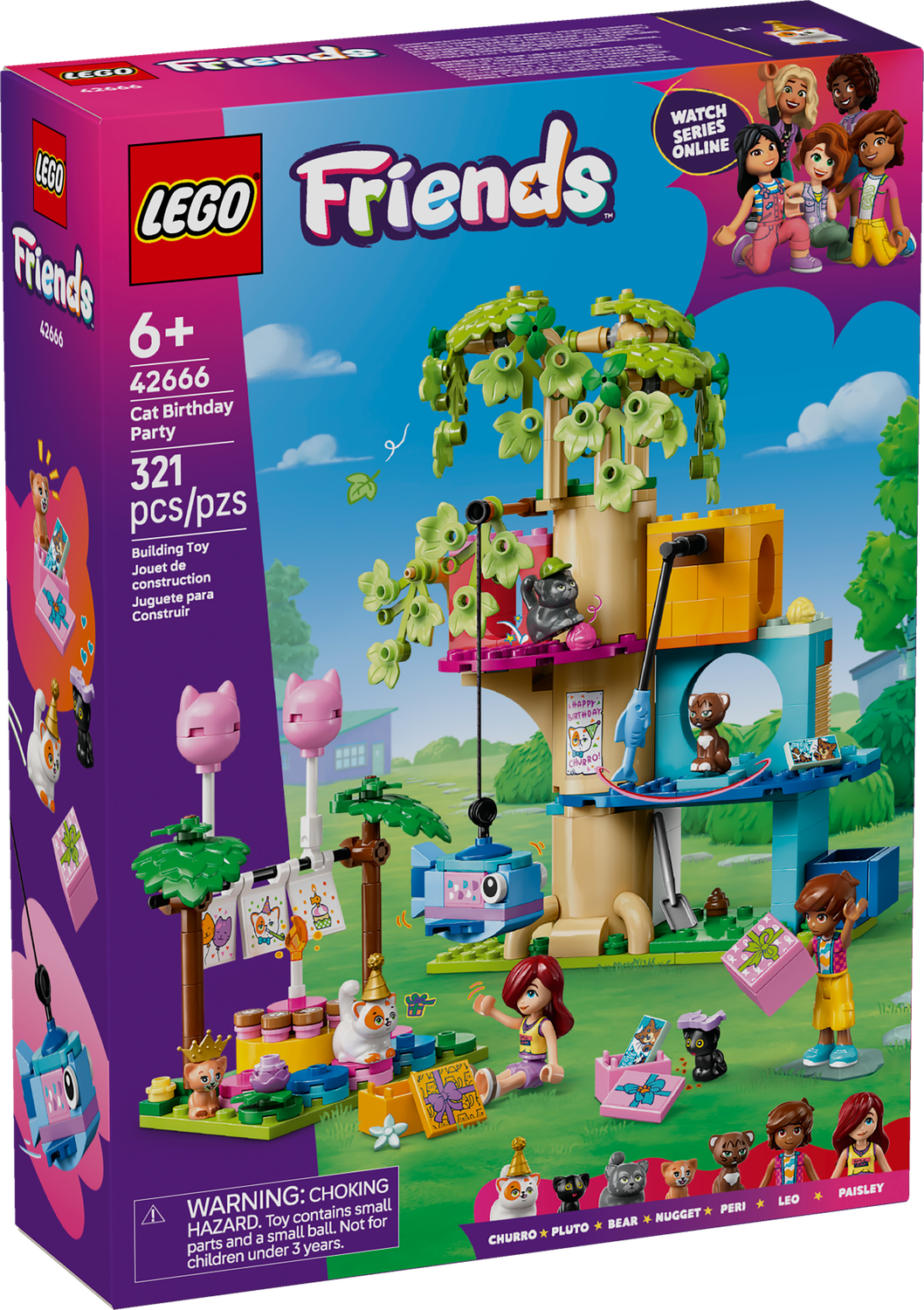 LEGO® FRIENDS - Cat Birthday Party &amp; Tree House