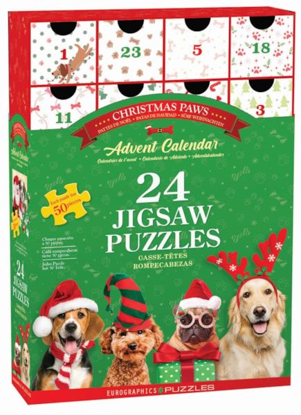 Puzzle Advent Calendar - Christmas Paws