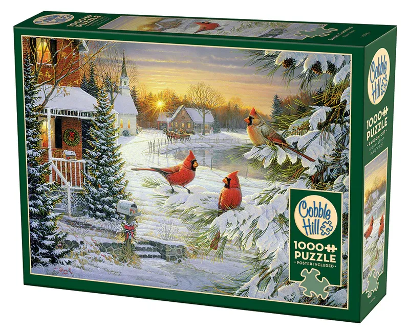 1000pc: Sunset Cardinals