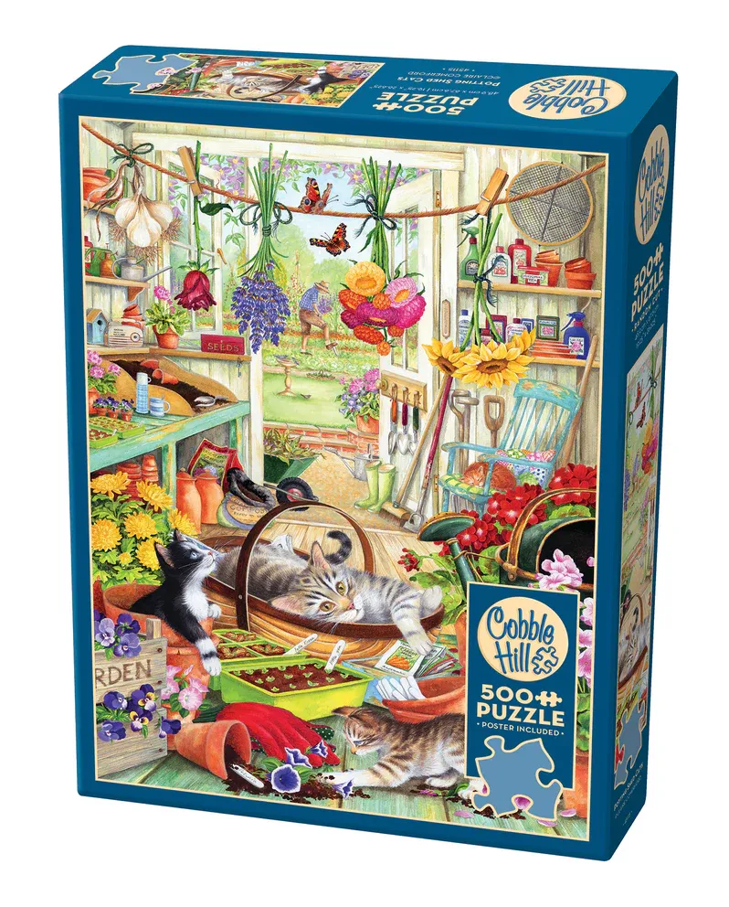 500pc: Potting Shed Cats