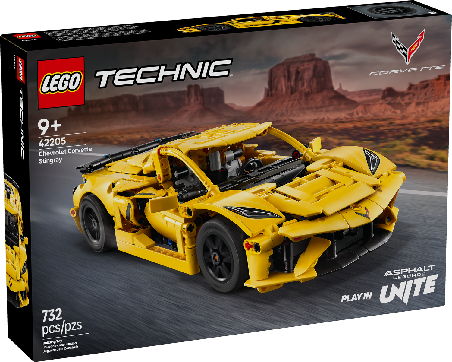 LEGO® TECHNIC - Chevrolet Corvette Stingray, Yellow
