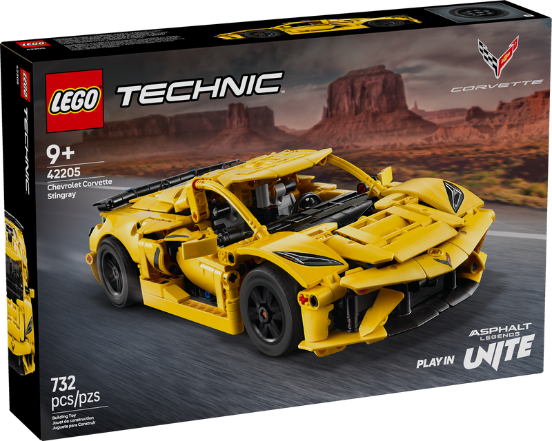 LEGO® TECHNIC - Chevrolet Corvette Stingray, Yellow