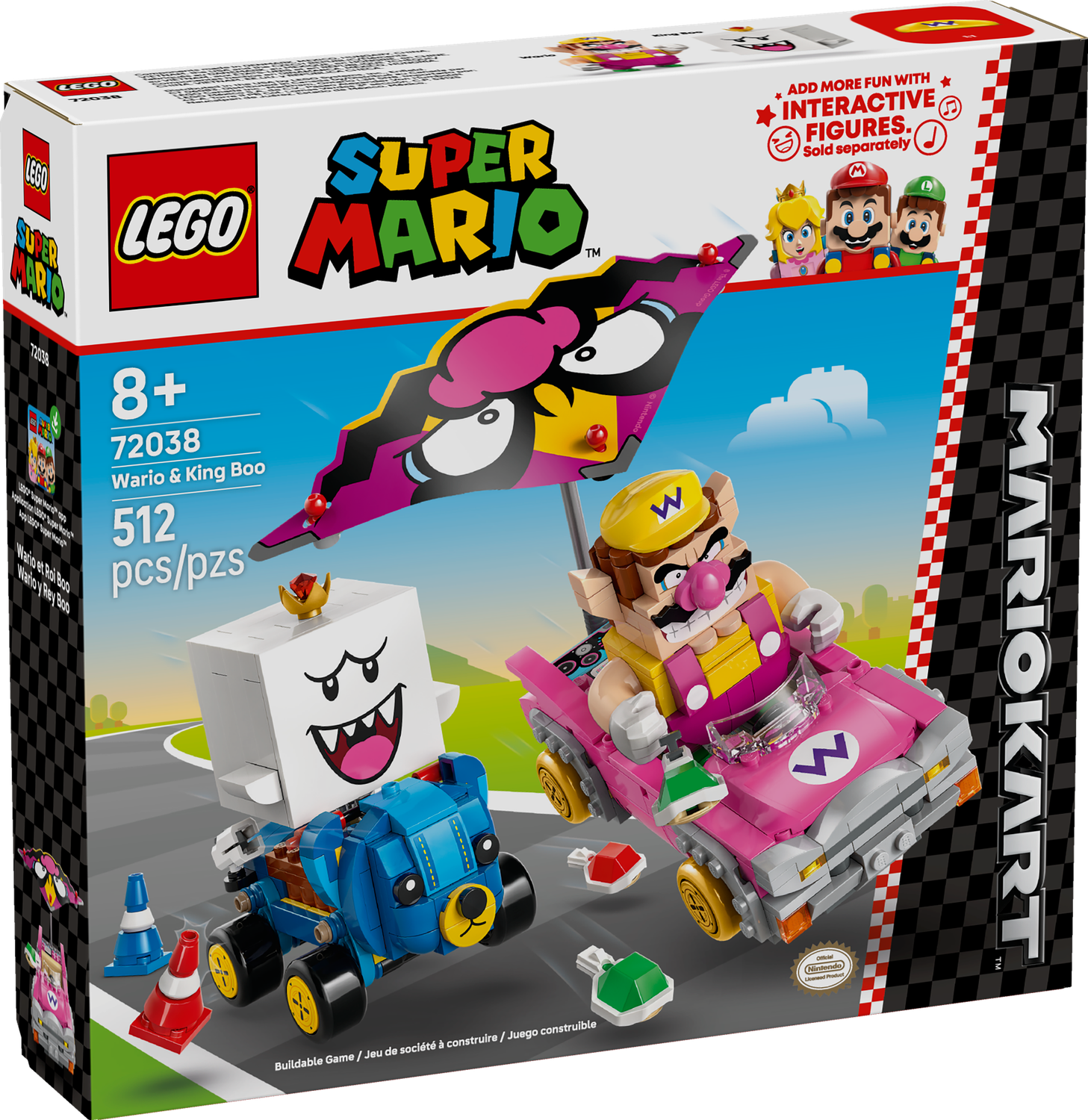 LEGO® SUPER MARIO - Mario Kart™ – Wario &amp; King Boo