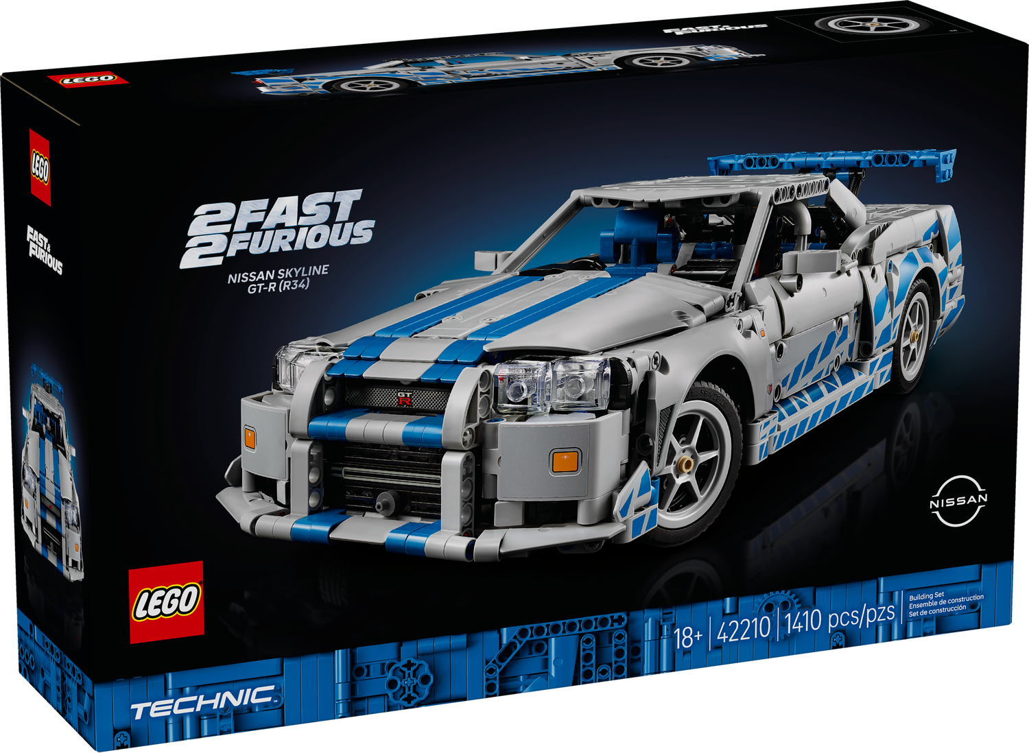 LEGO® TECHNIC - 2 Fast 2 Furious Nissan Skyline GT-R (R34)