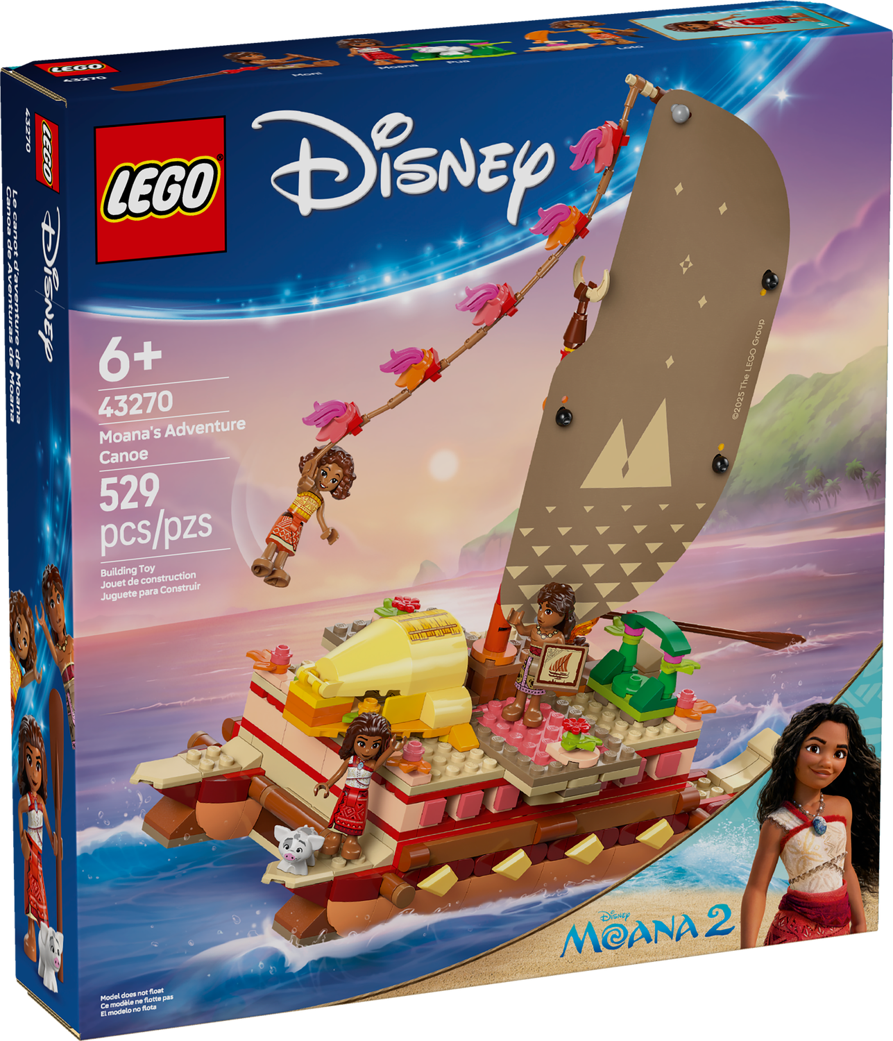 LEGO® DISNEY - Moana&#39;s Adventure Canoe