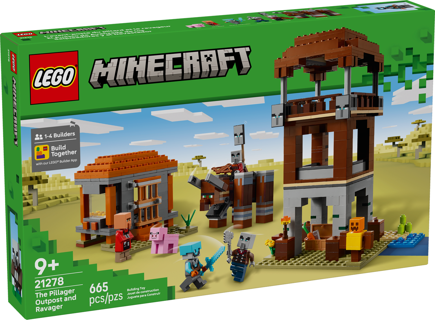 LEGO® MINECRAFT - The Pillager Outpost and Ravager